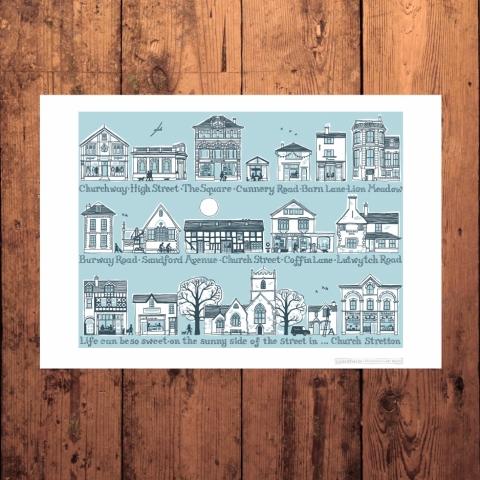 Church Stretton Art Print